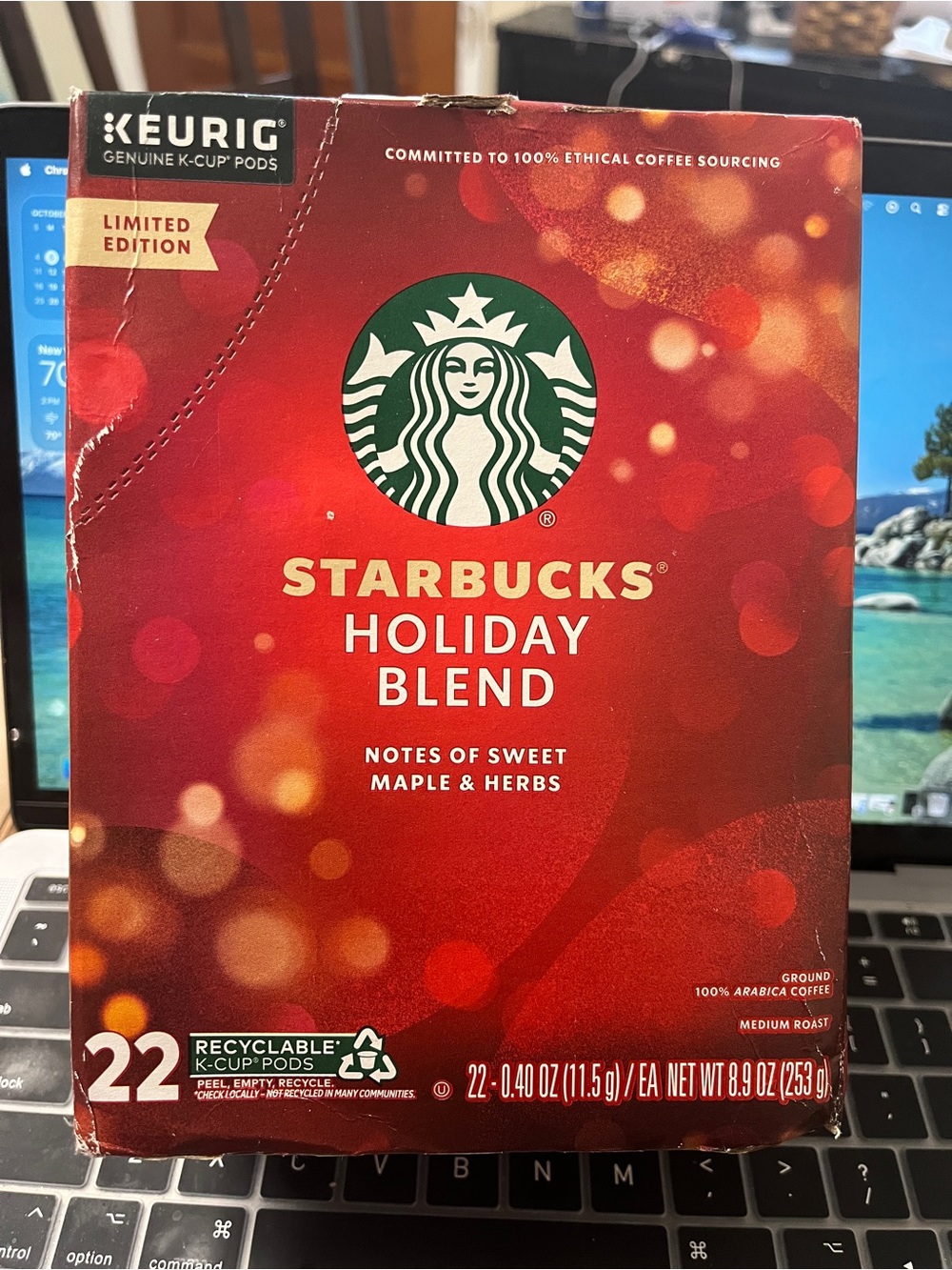 Starbucks Holiday Blend Keurig K Cups 22